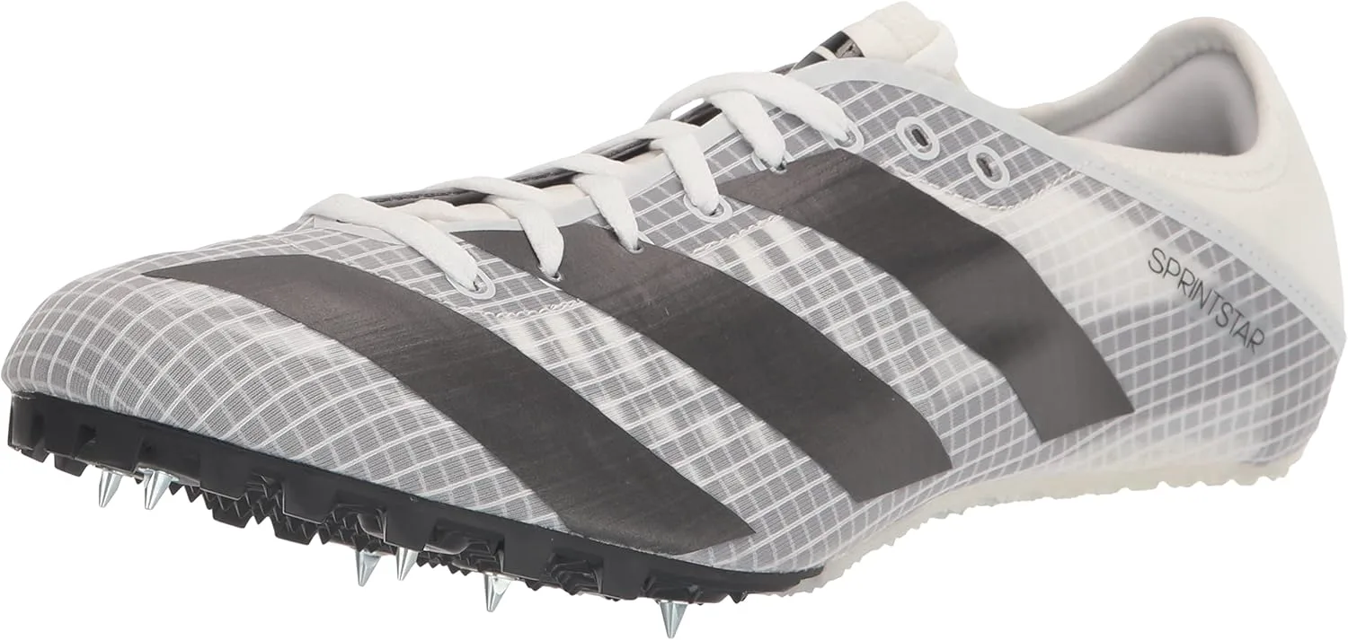 Мужская беговая обувь Adidas Performance Sprintstar, белый/металлик/черный — фото 4