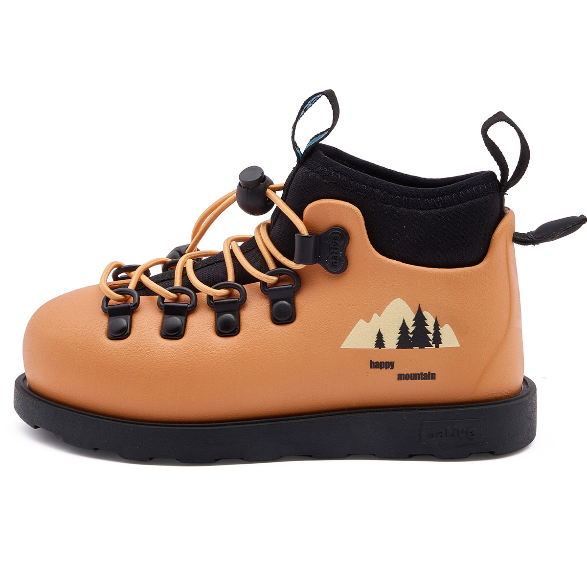 Fitzsimmons 30 Forest Exploration Collection низкие детские ботинки Tawny Kids Native Shoes, желтый ocher | forest print | черный