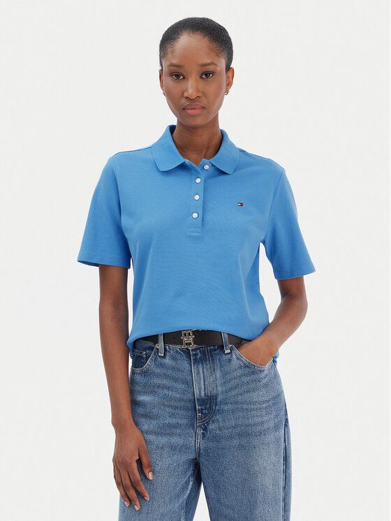 

Поло regular fit 1985 WW0WW43224 Tommy Hilfiger, синий