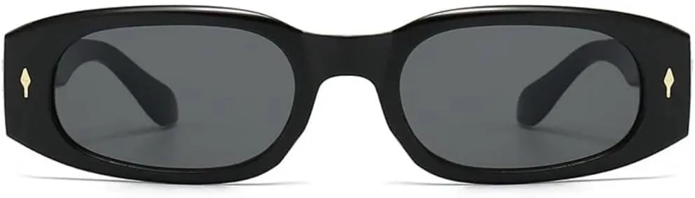 

Солнцезащитные очки с защитой UV400 | Маленькие заклепки конфетных цветов | Для женщин и мужчин, для занятий спортом на открытом воздухе и вождения LXLHWN, Black Tea