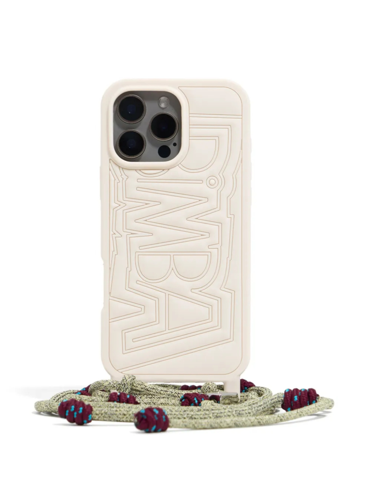 

Bimba y Lola чехол для iPhone 15 Pro Max с тисненым логотипом, нейтральный
