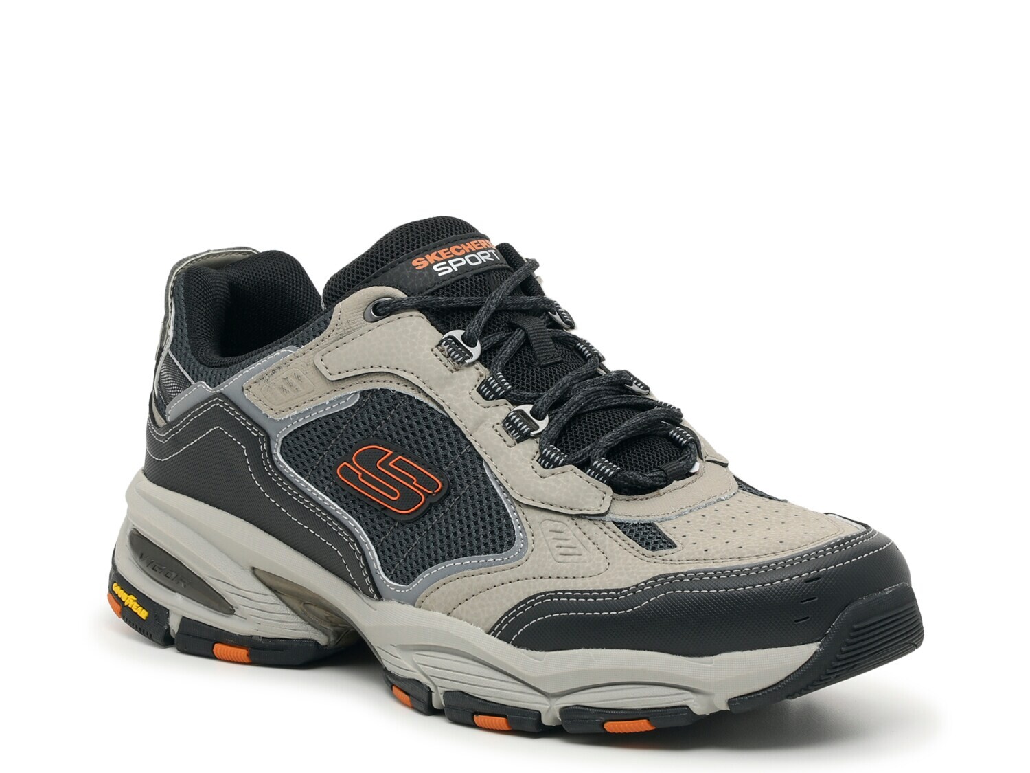 

Кроссовки мужские Skechers ViGor 3.0 Trail, серо-коричневый / черный