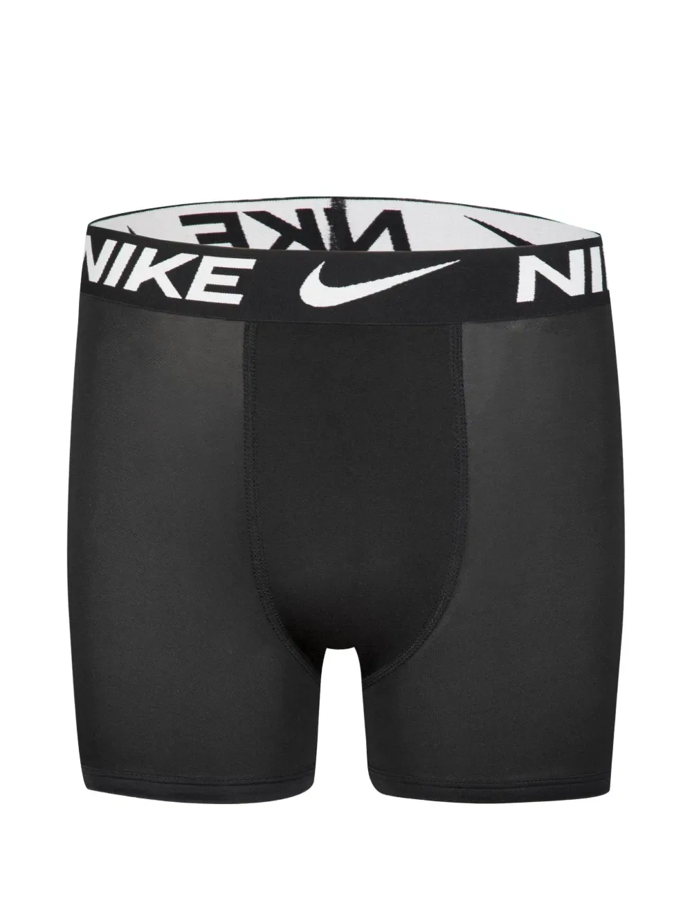 Боксеры с логотипом на поясе Nike Kids, черный — фото 3