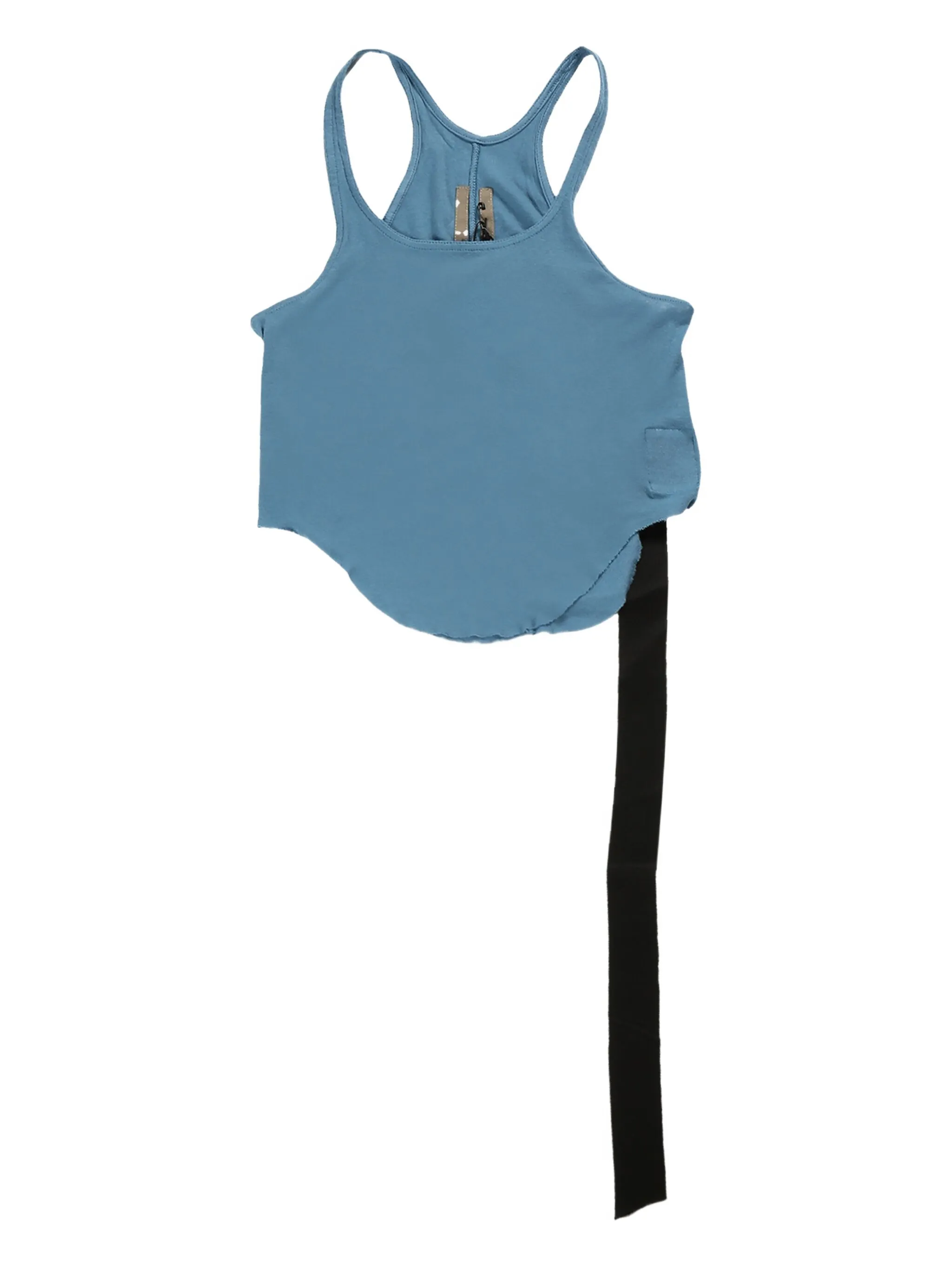 

Укороченный топ из хлопка Rick Owens Drkshdw, синий