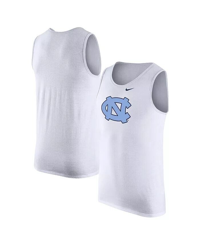 

Мужская белая майка North Carolina Tar Heels без рукавов Nike, белый