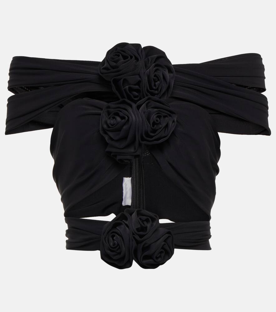 

Кроп-топ с вырезом на плечах Magda Butrym