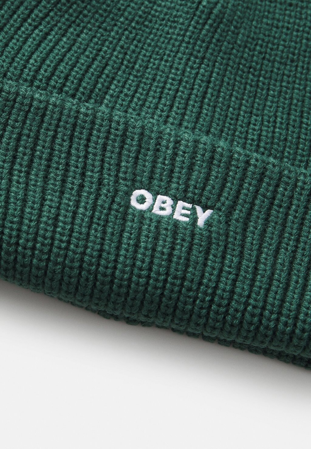 

Шапка BEANIE UNISEX Obey Clothing, темно-зеленый