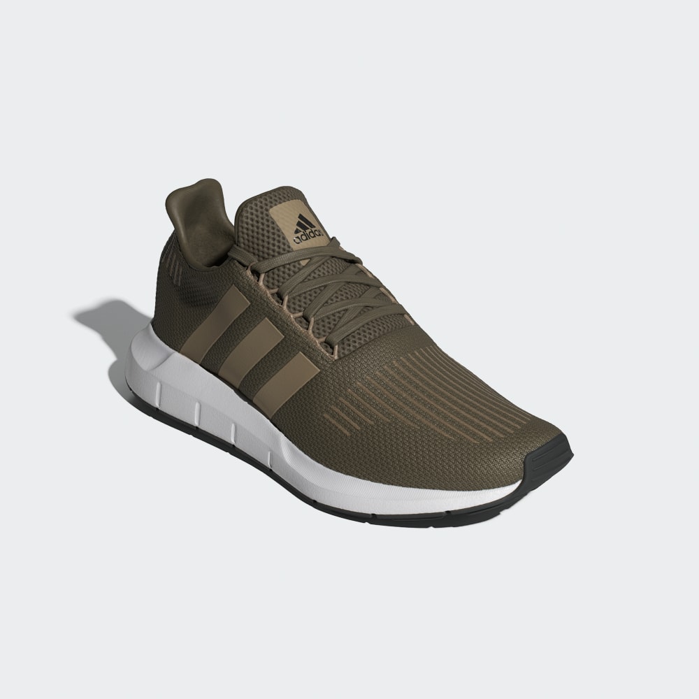 Кроссовки Adidas Swift Run 1.0 Shoes, цвет Olive Strata/Blanch Cargo/Cloud White — фото 4