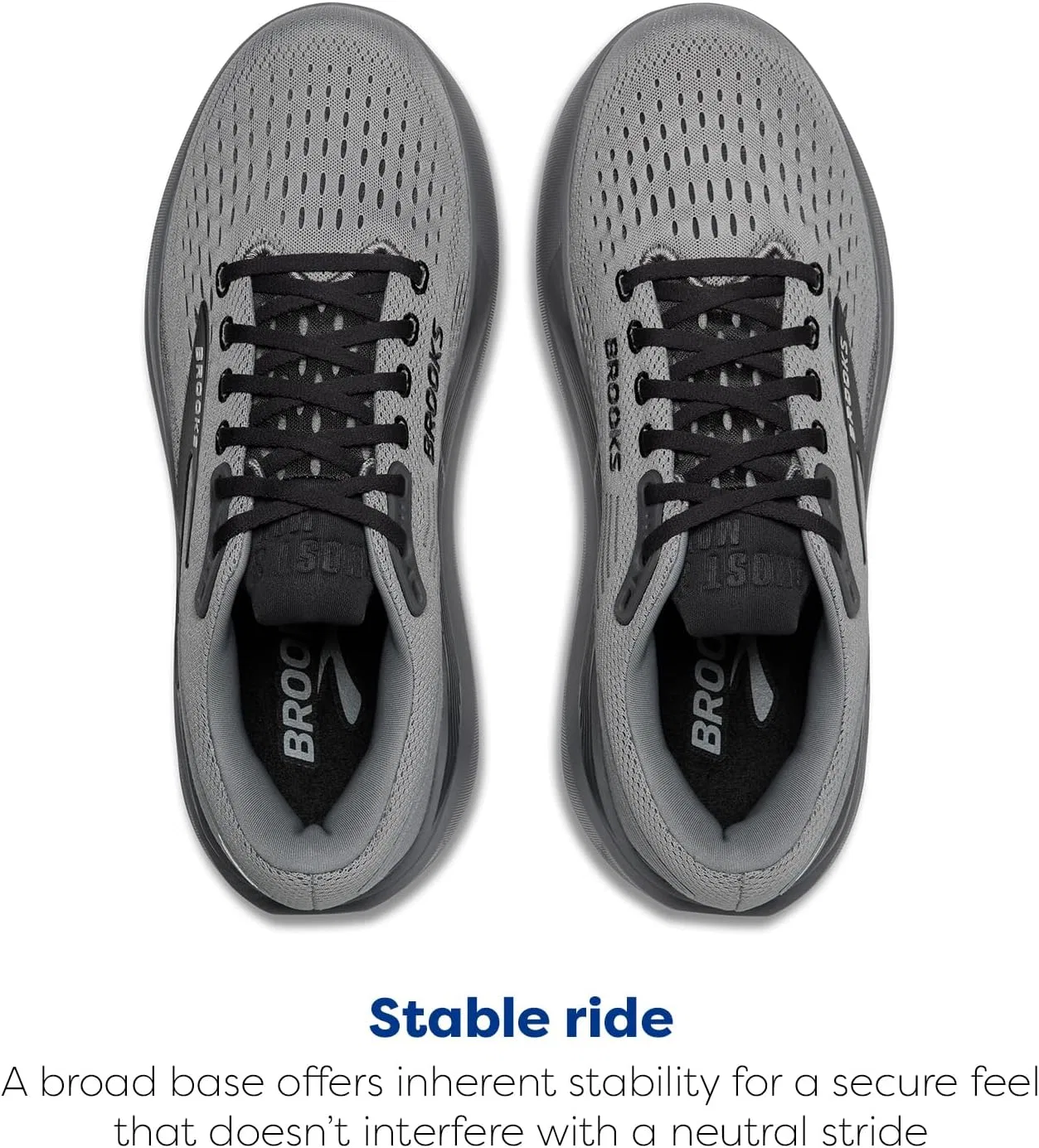 Мужские кроссовки Brooks Ghost Max 3, 2-Primer Grey Ebony — фото 4