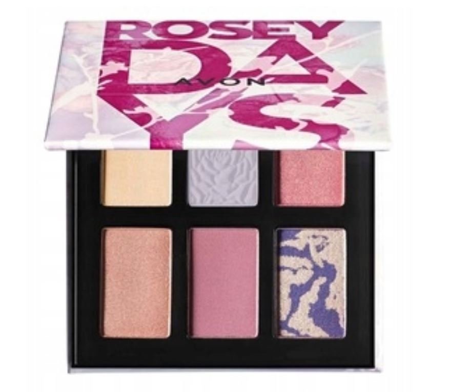 

Avon, Rosey Days, Палитра теней для век 6 в 1