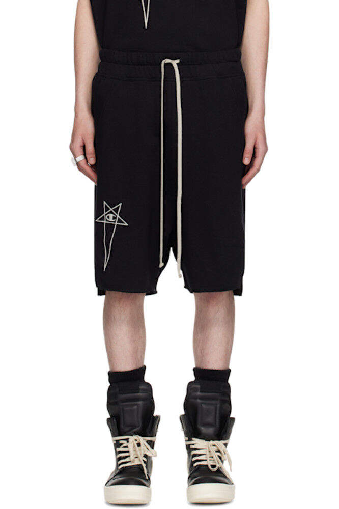 

Черные шорты Champion Edition Beveled Pods Rick Owens
