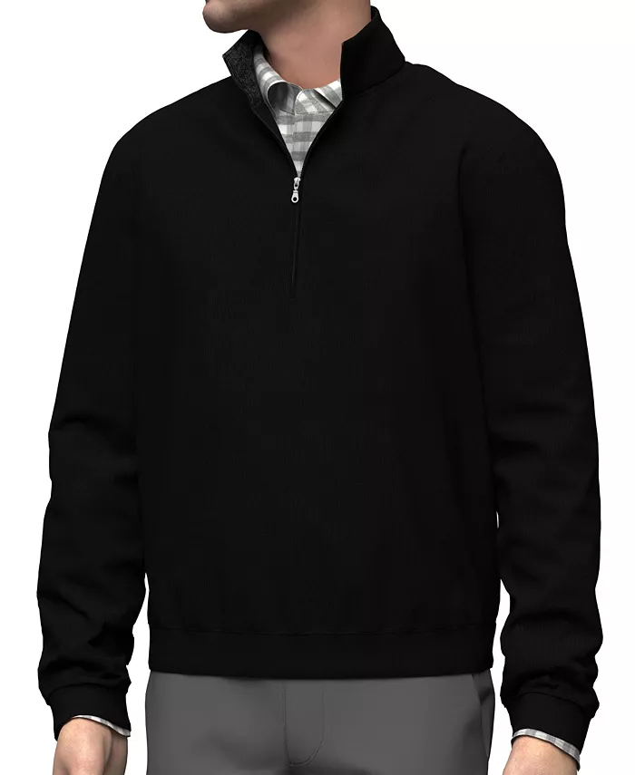 

Толстовка Men's Pima Interlock Zip Mock Scott Barber, черный