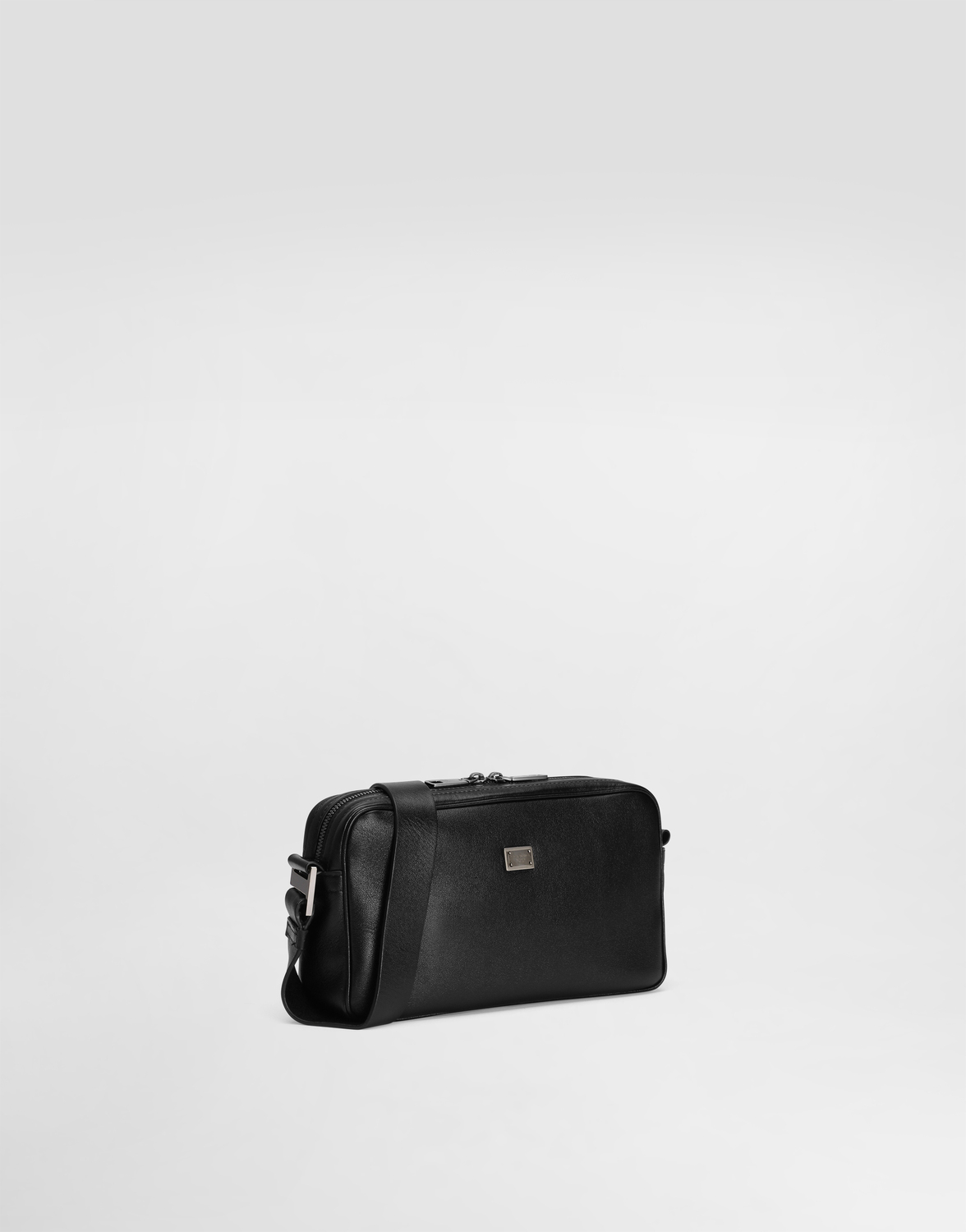 Кроссбоди из телячьей кожи Dolce & Gabbana, черный — фото 3