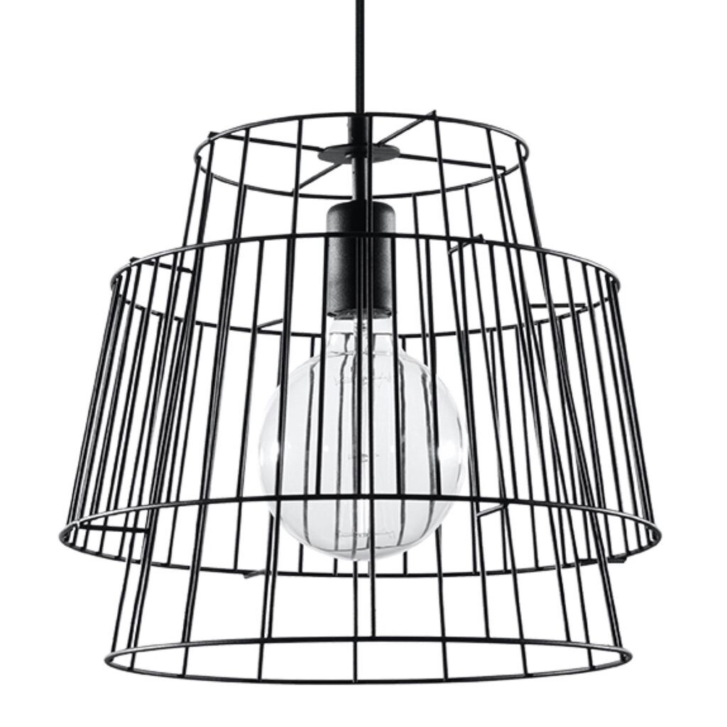 

Подвесной светильник GATE черный 1хЕ27 60Вт сталь 130х35х35см Sollux Lighting