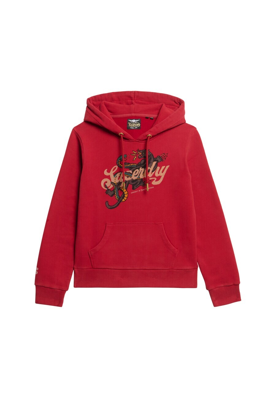 

Толстовка с капюшоном Superdry Sweatshirt, красный