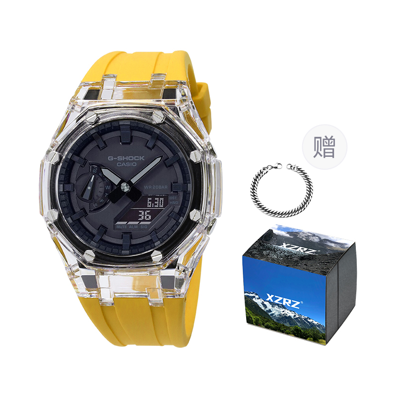 

Унисекс часы CASIO серии с двойным дисплеем жидкокристаллическим/аналоговым черные