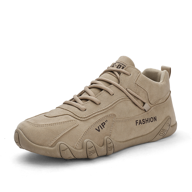

KUPE Мужские низкие кеды повседневные хаки, цвет Khaki