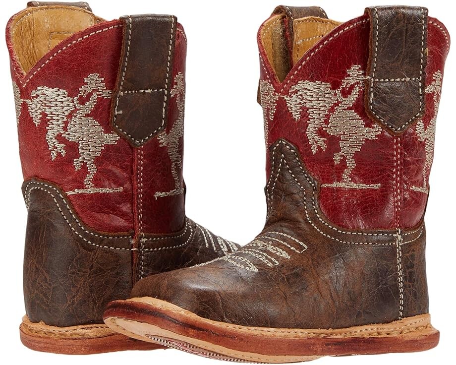 

Ботинки Roper Kids Cowbaby Buckin Bronc, коричневый