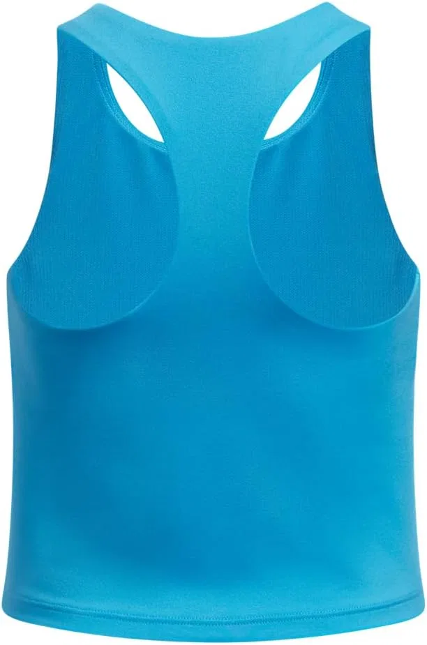 Топ детский Under Armour Motion Crop Tank, Ether / White — фото 2