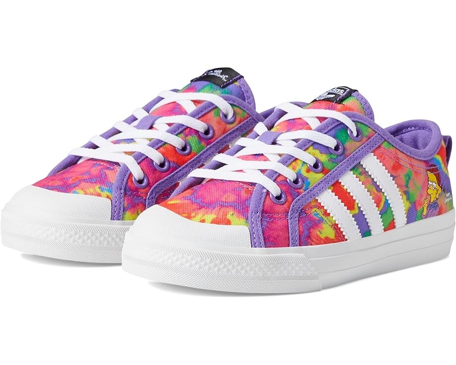 

Кроссовки Adidas Nizza The Simpsons, цвет Black/White/Purple Rush