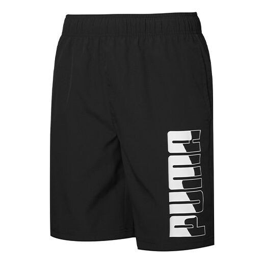 

Шорты logo woven shorts 'black' Puma, черный