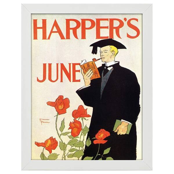 

Рамка для фотографий LegendArte Poster Harper's June 1895, белый