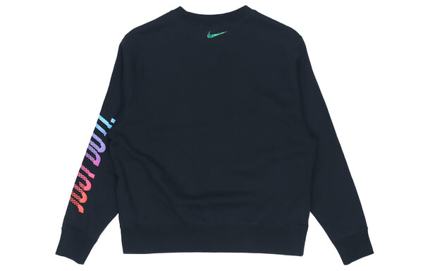Свитера спортивная одежда логотип флисовая толстовка с капюшоном Nike, черный — фото 2