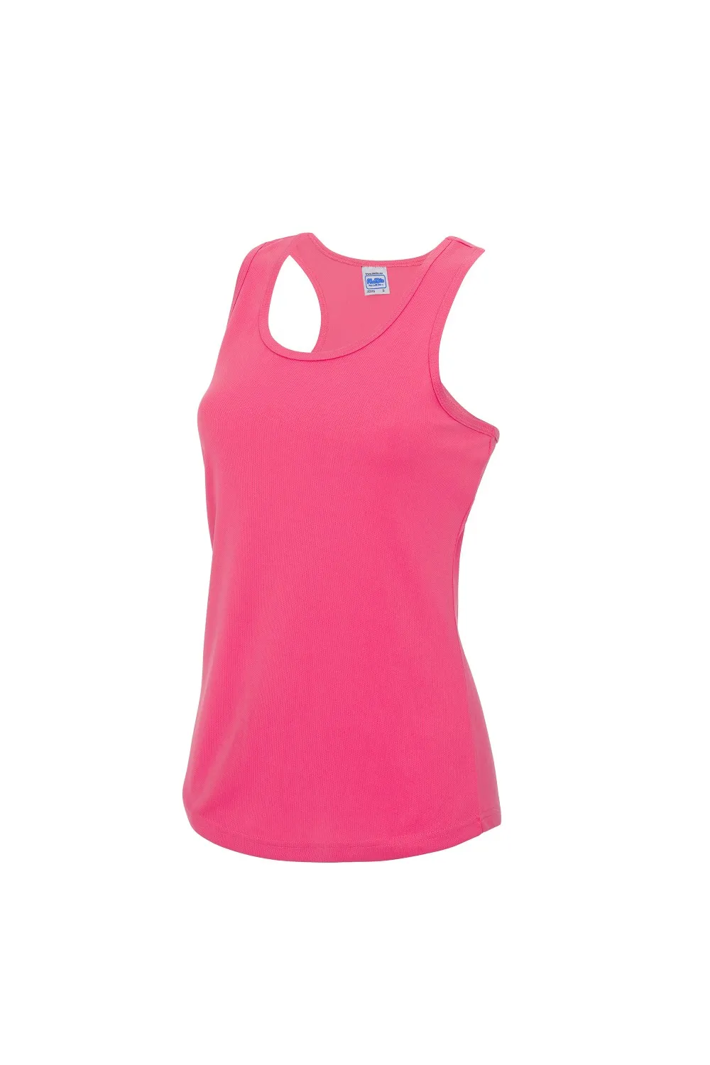 

Спортивная майка с жилетом Just Cool Girlie Fit AWDis, розовый