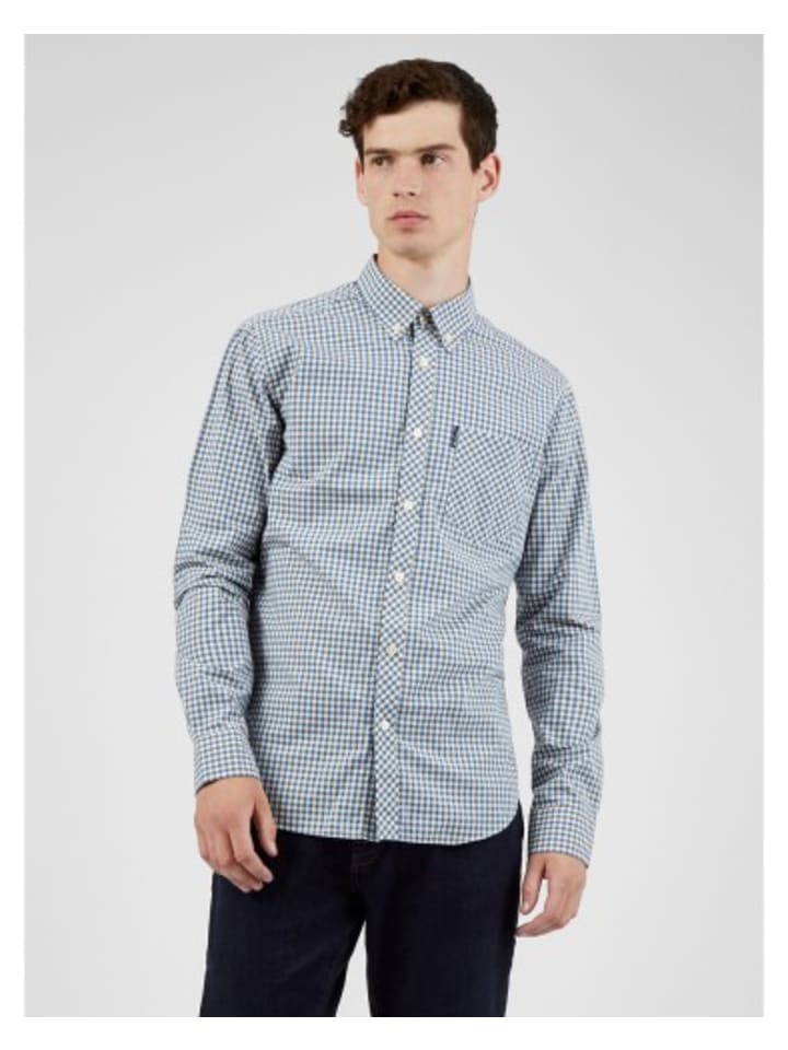 

Рубашка Ben Sherman, цвет weiß/blau