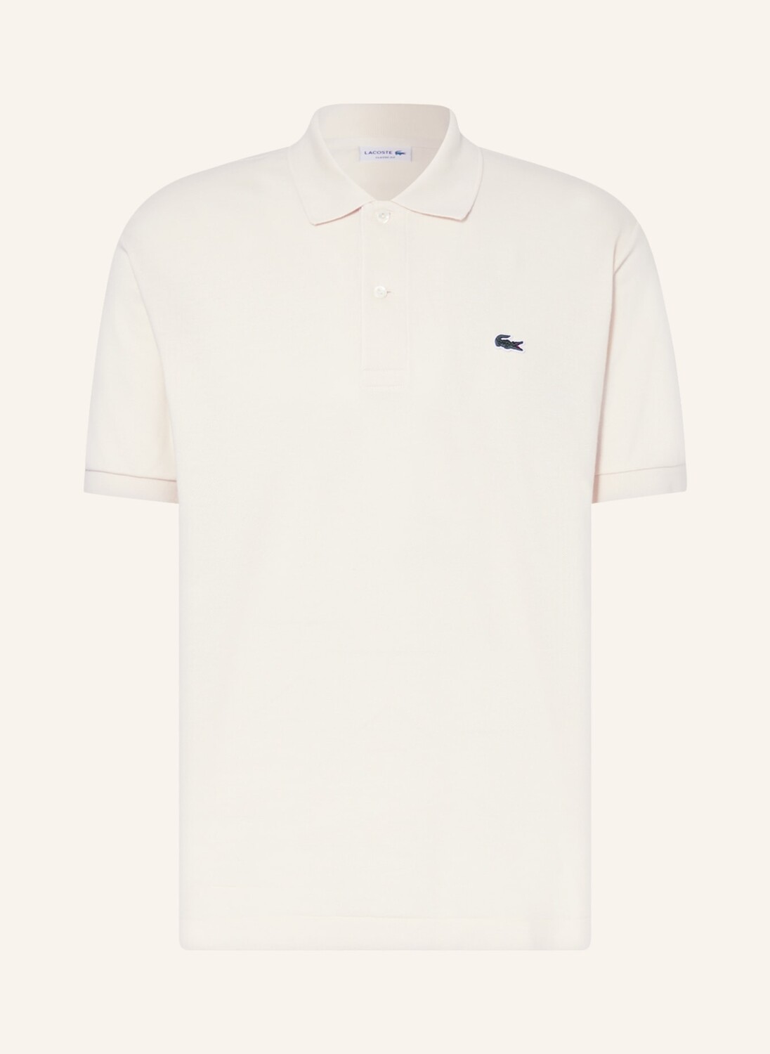 

Рубашка поло LACOSTE Piqué Classic Fit, экру