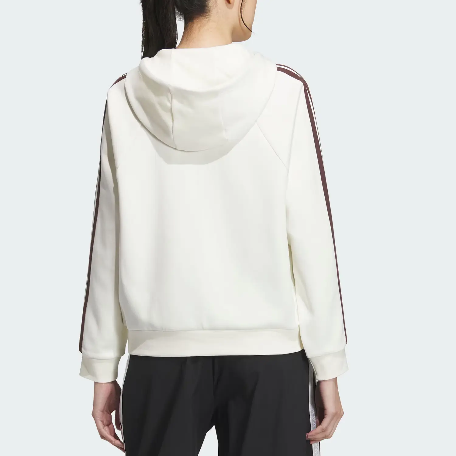 Спортивная толстовка SOFT DOUBLEKNIT женская Adidas, белый — фото 4