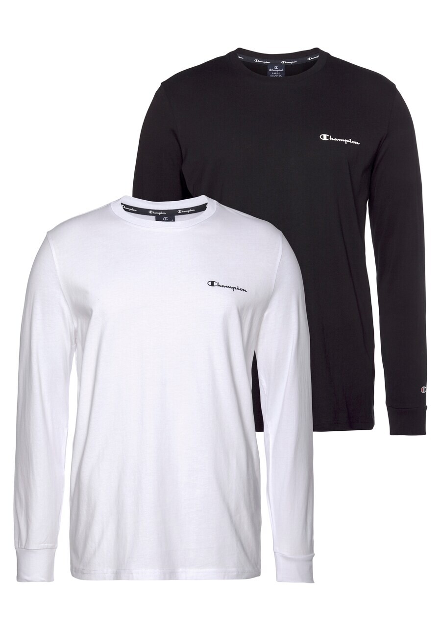 

Лонгслив Champion Authentic Athletic Apparel Shirt, черный/белый