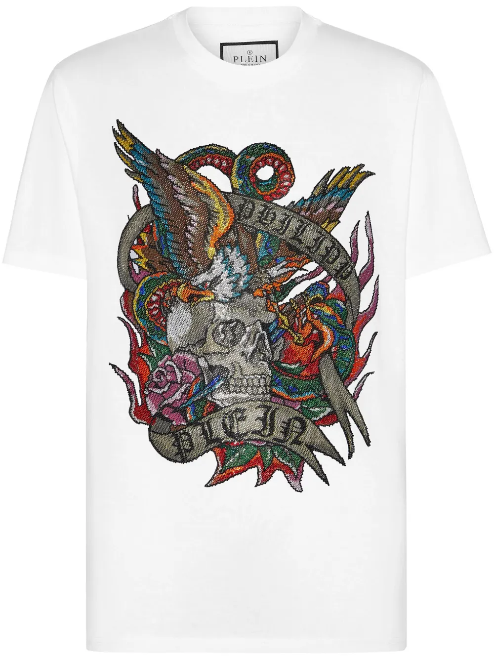 

Футболка SS Tattoo с круглым вырезом Philipp Plein, белый