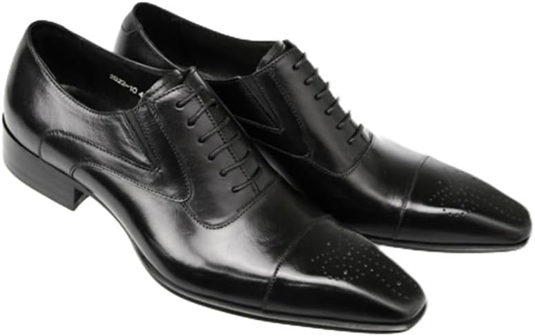 

Мужские свадебные туфли Оксфорды с острым носком и шнуровкой Waolsu, черный