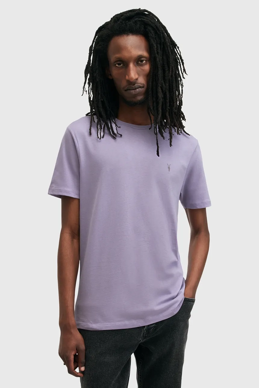 

Футболка BRACE из хлопка AllSaints, фиолетовый