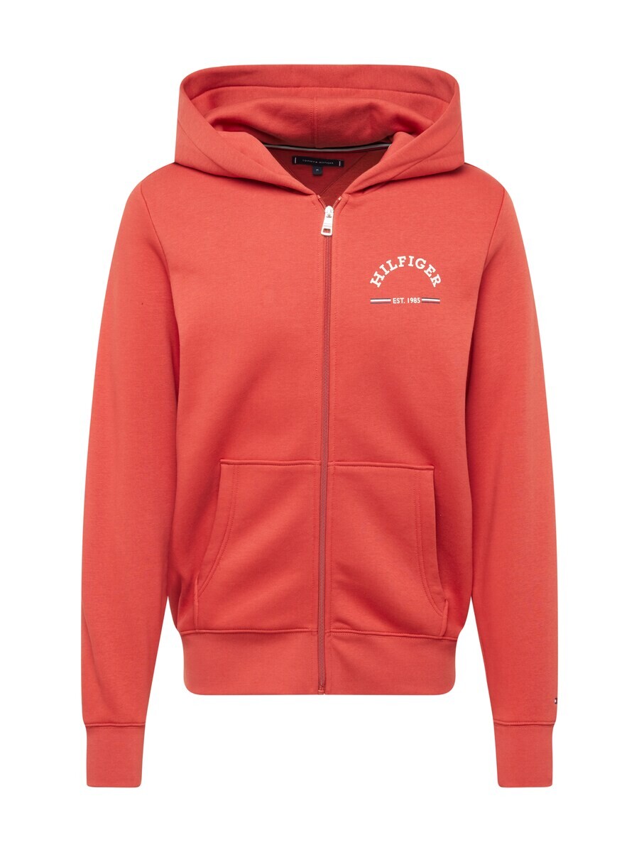 

Худи TOMMY HILFIGER Zip-Up Hoodie, цвет Cranberry