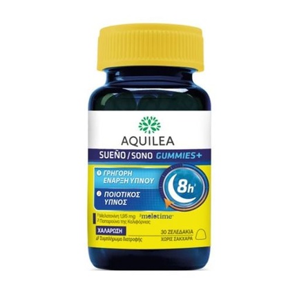

Sleep Gummies Пищевая добавка для сна 30 желейных конфет Aquilea