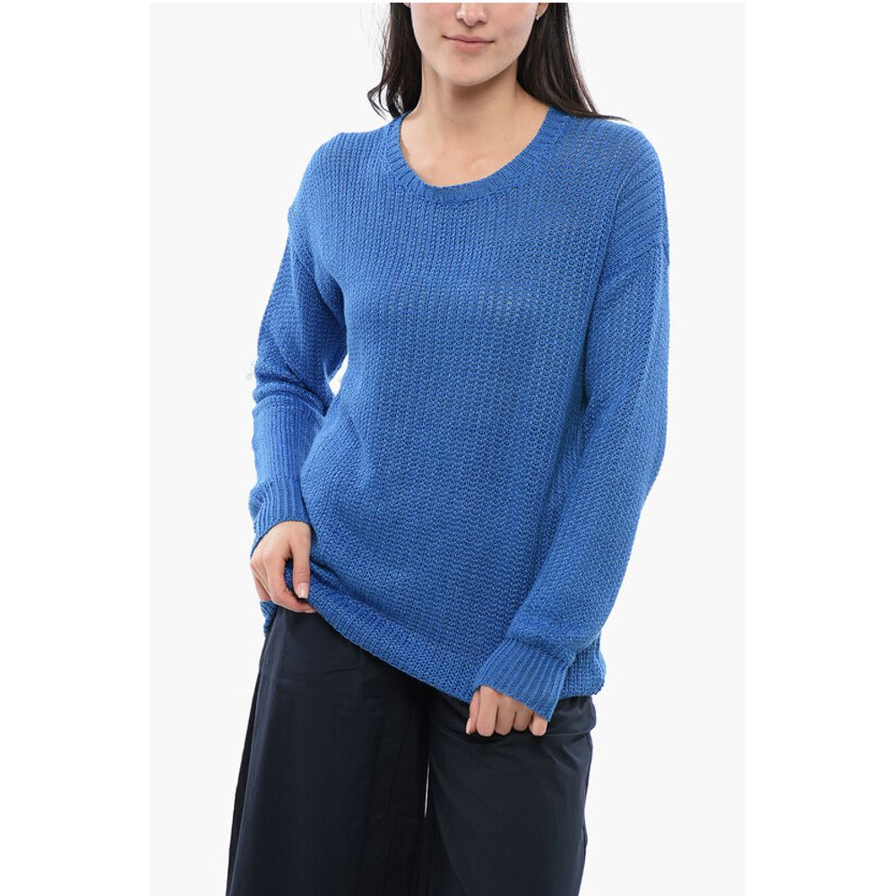 

Льняной свитер с круглым вырезом Woolrich, Blue