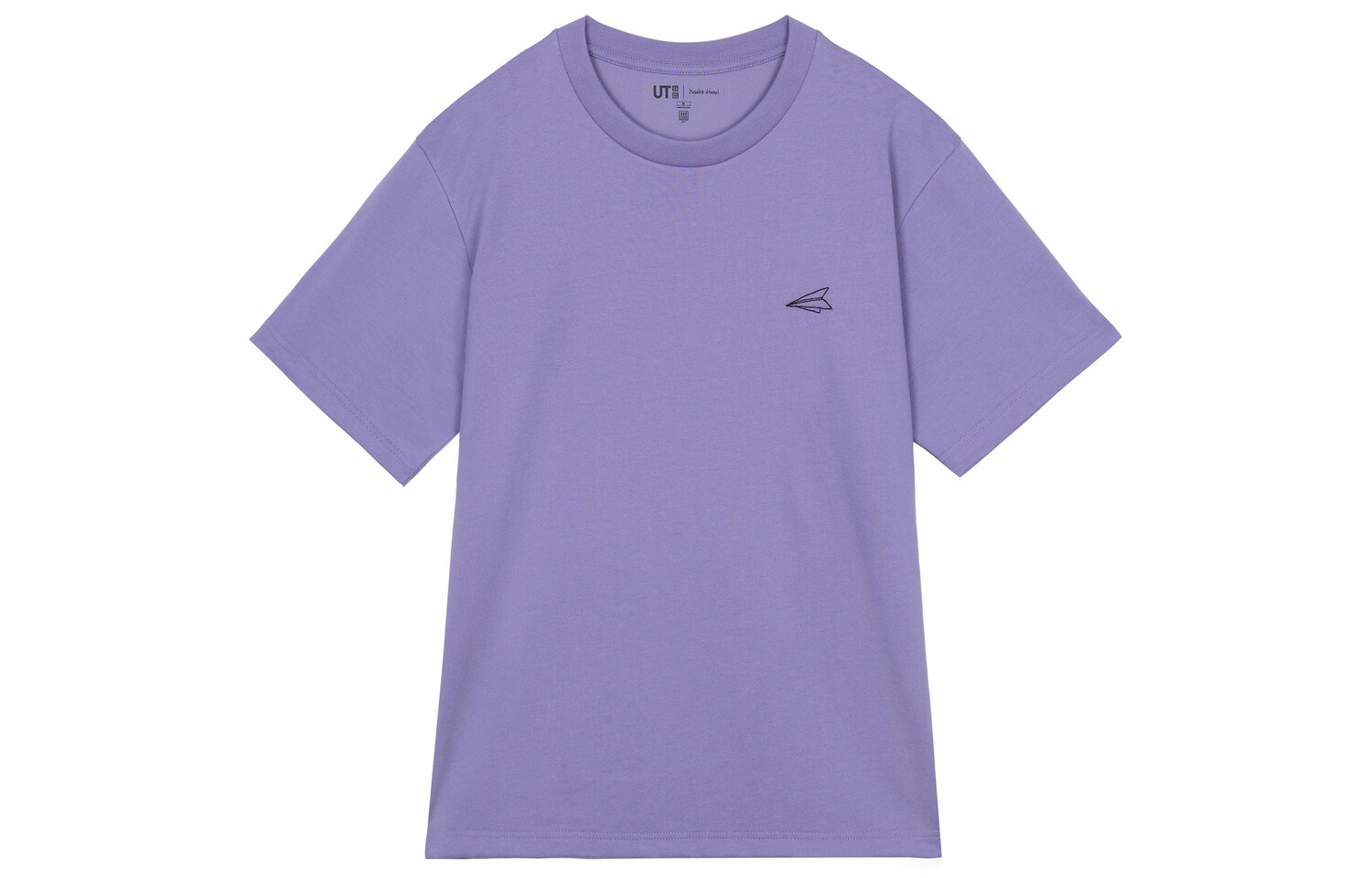 

Футболка унисекс фиолетовая Uniqlo, фиолетовый