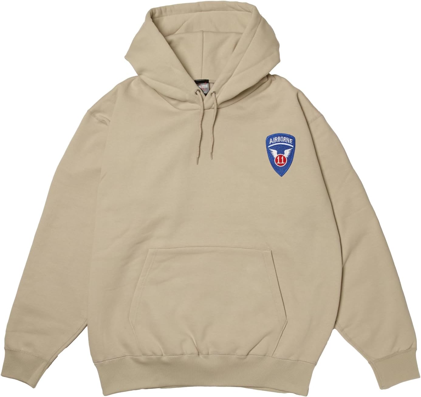 

Толстовка с капюшоном в стиле F, нашивка с гербом армии США, флисовая подкладка, пуловер, цвет: серый (stone) F-Style