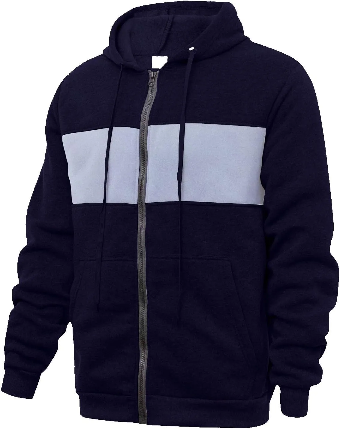 

Мужская толстовка с капюшоном и молнией, Regular Fit, Full-Zip, цвет black