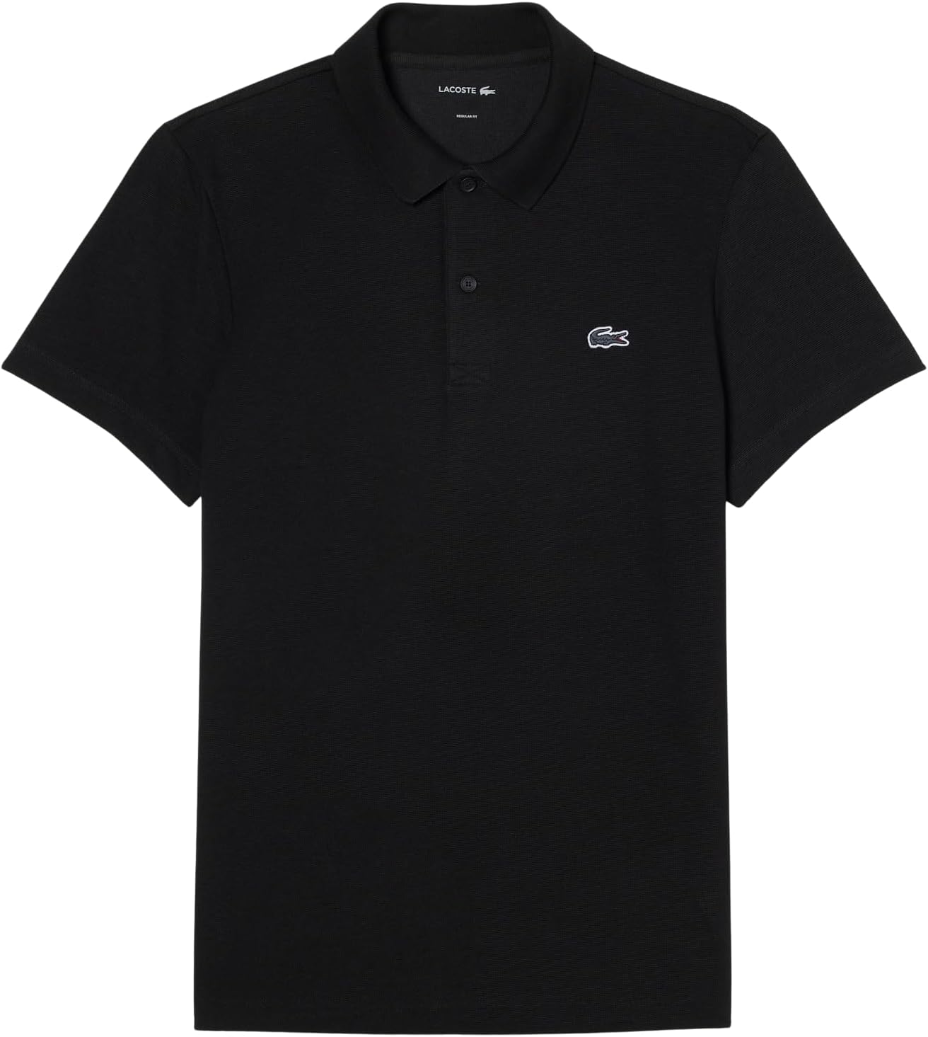 Lacoste мужская поло Regular Fit из хлопкового микса, черный, 6X-Large