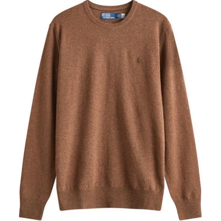 

Пуловер с вышивкой поло-пони Polo Ralph Lauren, Chestnut