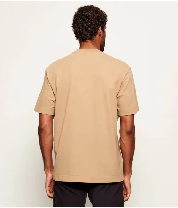 Футболка C-Tames 180 BOSS X STEIFF relaxed fit Boss, бежевый — фото 3