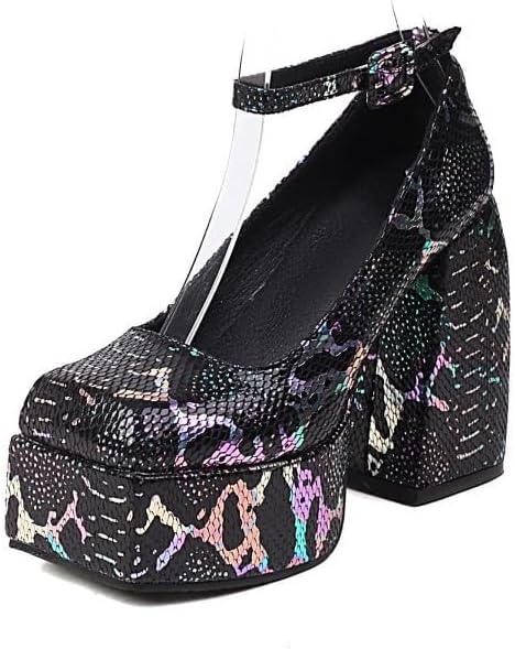 

Женские босоножки на платформе LSIGHTUS с ремешками, высоким массивным каблуком, открытым носком и фиксацией на щиколотке, модные обувь на шнуровке для свадьбы, вечеринки, выпускного, танцев или вечернего платья, Dark