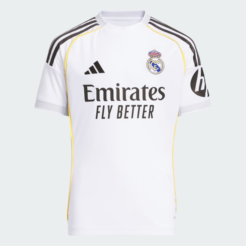 

Джерси Adidas Real Madrid 25/26 Home Jersey Kids, цвет White/Soccr-Rms-S2r