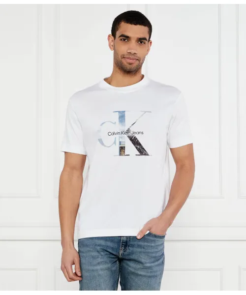 

Футболка Regular fit Calvin Klein Jeans, белый