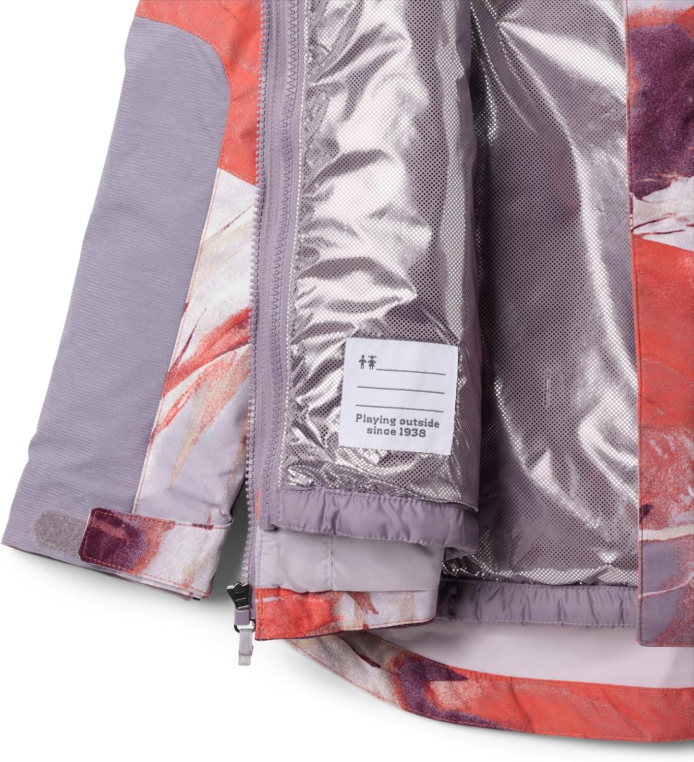 Куртка Columbia Girls Whirlibird III Interchange, Zing Snowflight/Shale Purple — фото 3