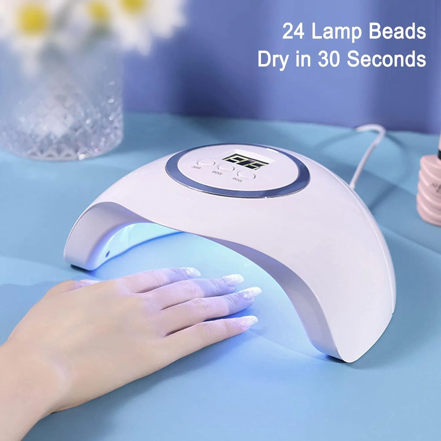 Профессиональная LED-лампа для сушки гель-лака EMUKOEP 48 Вт Emukoep — фото 4