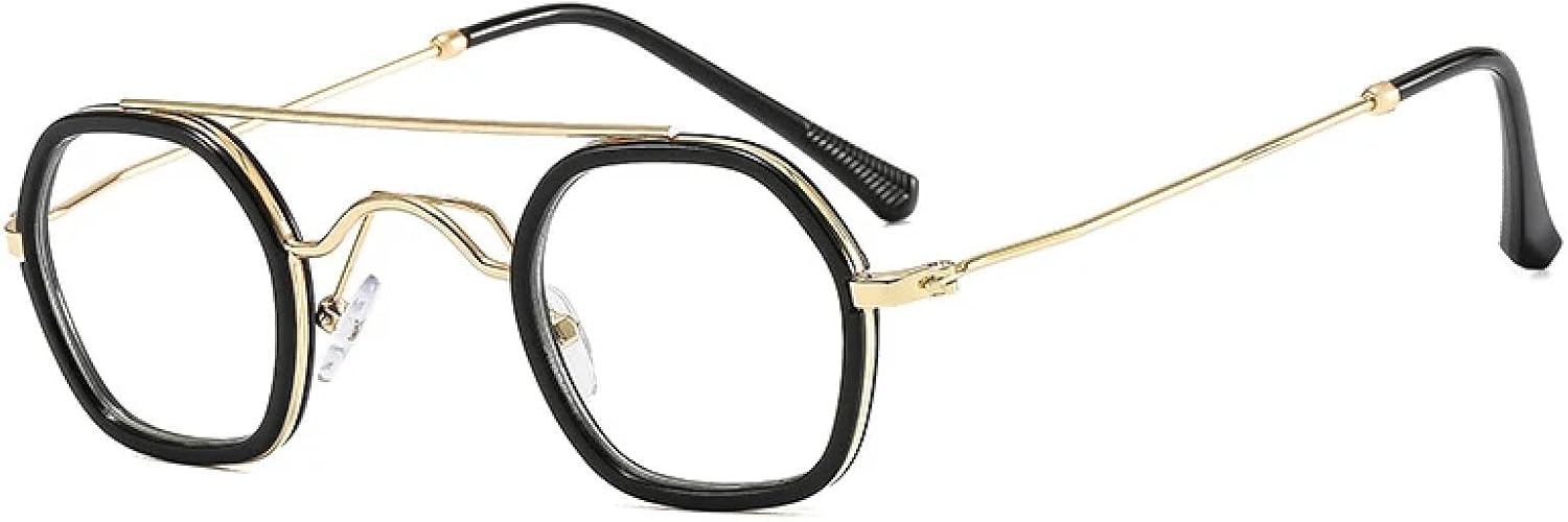 

Солнцезащитные очки с защитой от УФ-излучения UV400 | Женские, с прозрачными линзами Ocean Gradient | Мужские, в стиле панк, для занятий спортом на открытом воздухе и вождения DSVIGF, Black Golden Clear